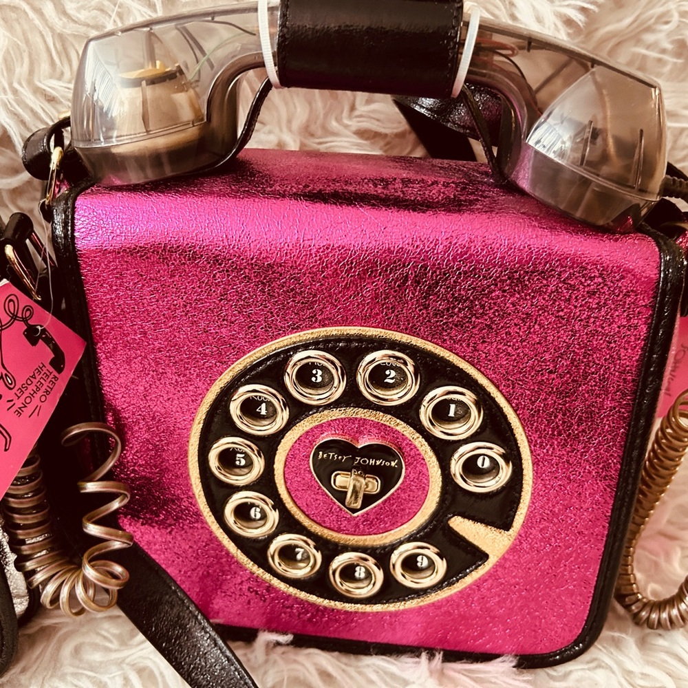 Betsey Johnson Telephone purse New with tags